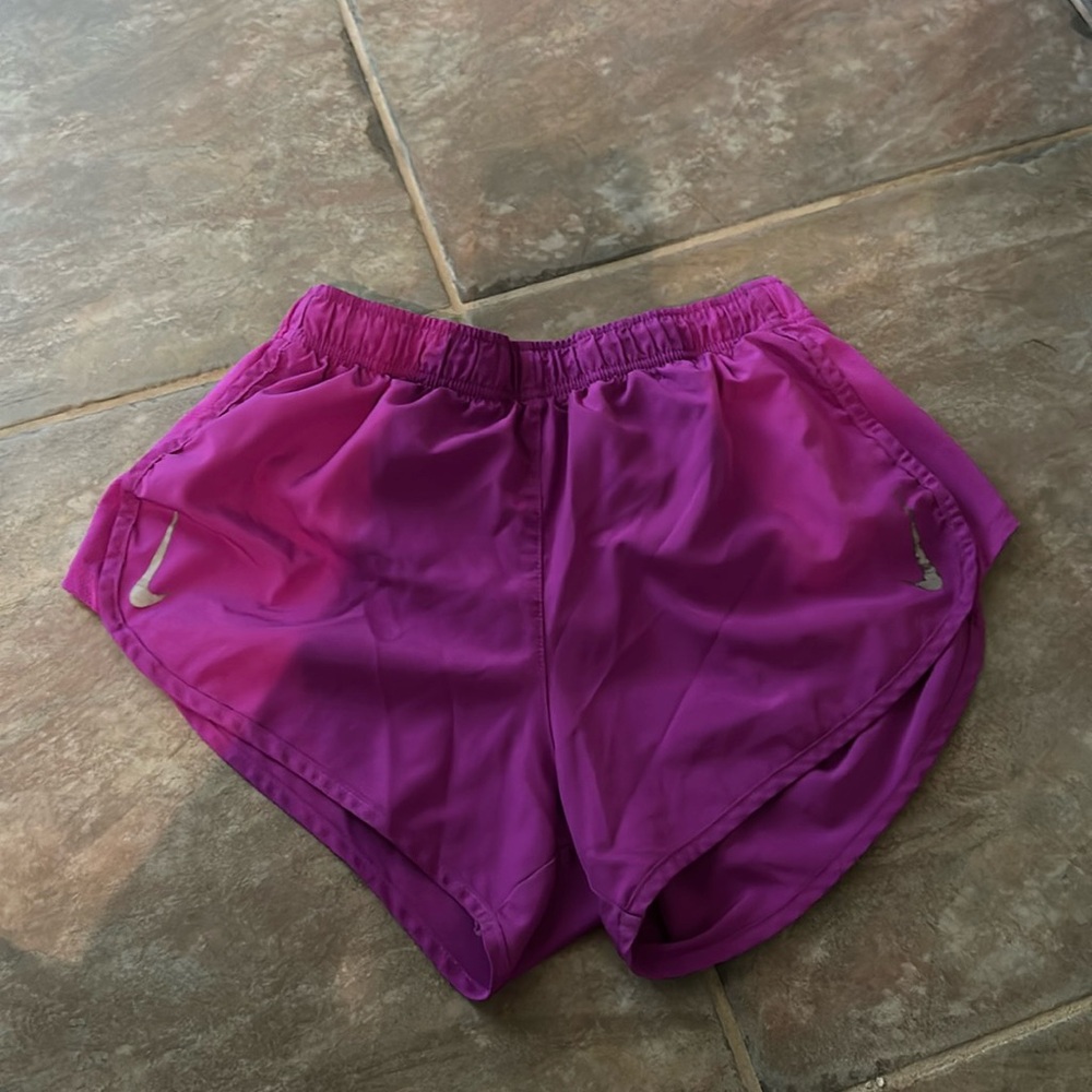 nike purple running shorts